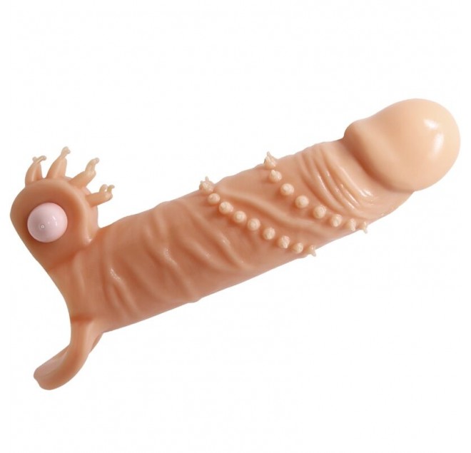 PRETTY LOVE - CONNOR GUAINA PER PENE + STIMOLATORE PER CLITORIDE FLESH