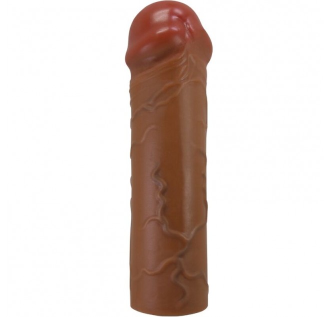 PRETTY LOVE - GUAINA PER PENE NILE CON ESTENSIONE 2,5 CM MULATTO