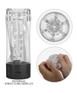 PRETTY LOVE - TAMARA MASTURBATORE MASCHILE VIBRATORE MULTI-VELOCITÀ NERO