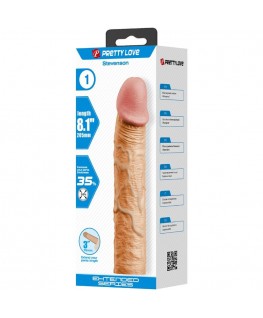 PRETTY LOVE - STEVENSON GUAINA PER PENE CON ESTENSIONE DA 7,6 CM FLESH