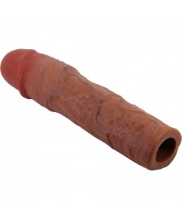 PRETTY LOVE - STEVENSON GUAINA PER PENE CON ESTENSIONE DA 7,6 CM MULATTO