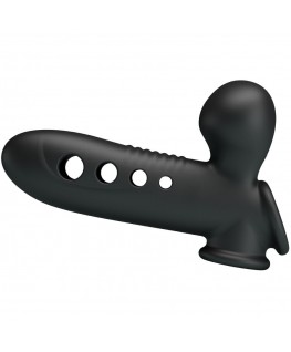 PRETTY LOVE - MANICOTTO PER PENE CRANE CON AIRBAG NERO