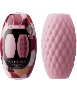 PRETTY LOVE - ATHENA EROS SILICONE MASTURBATORE MASCHILE ROSA