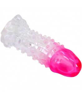 PRETTY LOVE - GUAINA DI ALLARGAMENTO REALISTICA WILFORD CON PENE RILIEVO ROSA