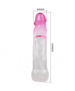 PRETTY LOVE - NERON REALISTICO 6 CM GUAINA DI ALLARGAMENTO PER PENE ROSA