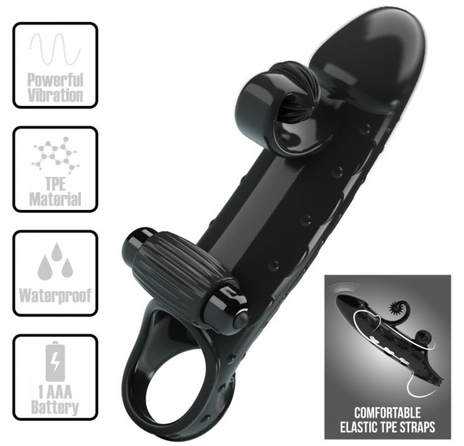 ROMANCE - GUAINA PER PENE VIBRANTE NERA