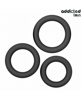 ADDICTED TOYS - SET DI ANELLI IN SILICONE MODELLO 1