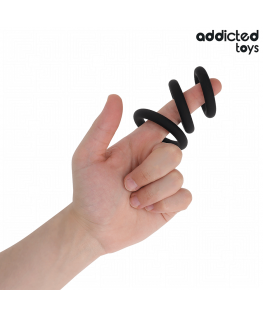 ADDICTED TOYS - SET DI ANELLI IN SILICONE MODELLO 1