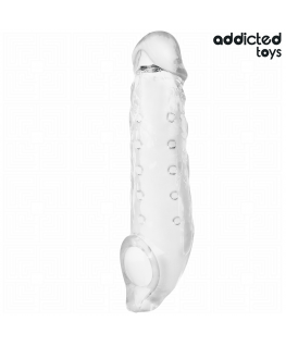 ADDICTED TOYS - GUAINA PER PENE TRASPARENTE TAGLIA M 27 CM