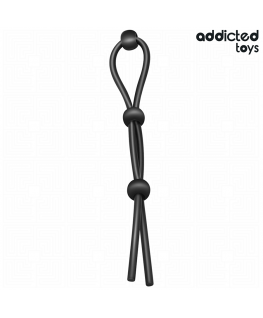 ADDICTED TOYS - CORDA IN SILICONE PER IL PENE A TRIPLO ANELLO