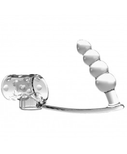 PRETTY LOVE - GUAINA PER PENE CON TAPPO ANALE TRASPARENTE