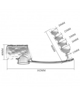 PRETTY LOVE - GUAINA PER PENE CON TAPPO ANALE TRASPARENTE