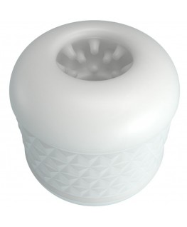 PRETTY LOVE - MASTURBATORE MASCHILE BIANCO CRYSTLE