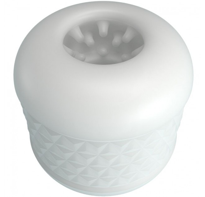 PRETTY LOVE - MASTURBATORE MASCHILE BIANCO CRYSTLE