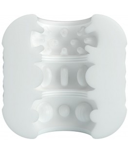 PRETTY LOVE - MASTURBATORE MASCHILE BIANCO CRYSTLE