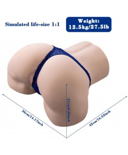 XISE - GINA MASTURBATORE VAGINALE REALISTICO MULTIPOSIZIONE CON VIBRAZIONE E TELECOMANDO