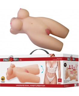 CRAZY BULL - MIA TORSO FEMMINILE REALISTICO VAGINA E ANALE 8,5 KG