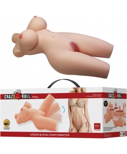 CRAZY BULL - TIFFANY TORSO FEMMINILE REALISTICO VAGINA E ANALE 5,5 KG