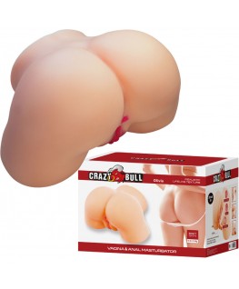CRAZY BULL - OLIVIA REALISTICO SEDERE FEMMINILE VAGINA E ANALE 5,5 KG