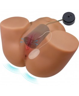 CRAZY BULL - GERIANN VIBRATORE E SUCCHIATORE REALISTICO PER POLSO FEMMINILE CON SUONO 5,5 KG