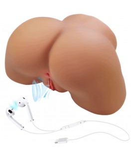 CRAZY BULL - ILANA VIBRATORE E SUCCHIATORE REALISTICO PER POLSO FEMMINILE CON SUONO 6,8 KG