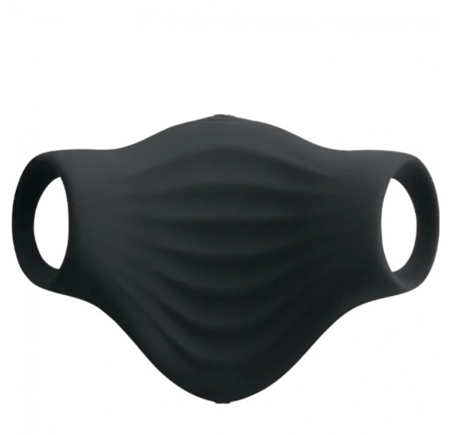 ROCKS-OFF - VIBRATORE FLESSIBILE PALM BLACK MASTURBATOR