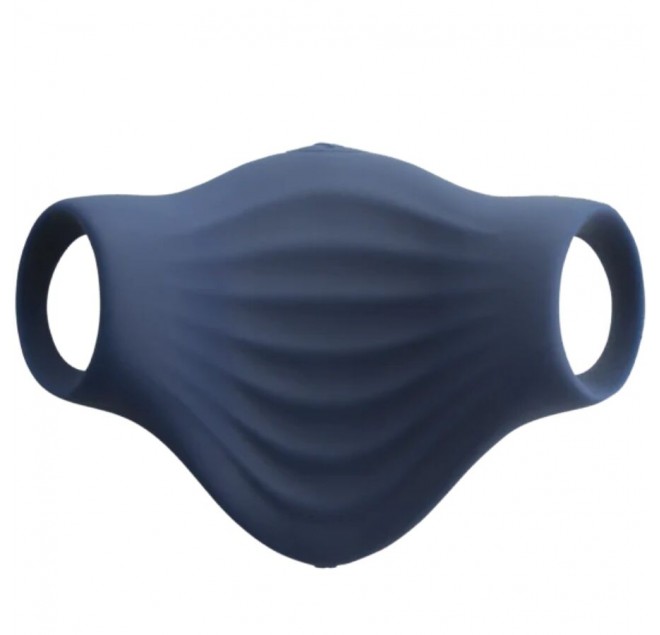 ROCKS-OFF - MASTURBATORE VIBRATORE FLESSIBILE PALM BLUE