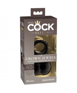 KING COCK - LE PALLE OSCILLANTI PESATE CROWN JEWELS IN SILICONE