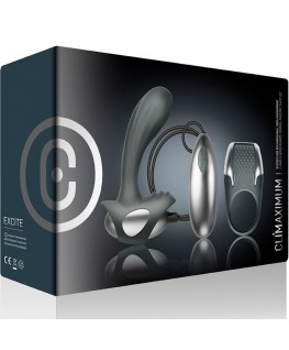 CLIMAXIMUM - EXCITE KIT ANELLO PER IL PENE + MASSAGGIATORE PER LA PROSTATA CON FILO