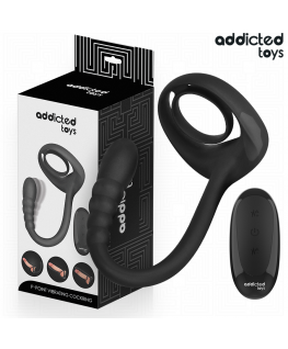 ADDICTED TOYS - ANELLO VIBRANTE PER IL PENE CON TELECOMANDO P-SPOT