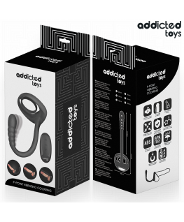 ADDICTED TOYS - ANELLO VIBRANTE PER IL PENE CON TELECOMANDO P-SPOT