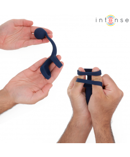 INTENSE - ANELLO FALLICO TYSON CON PALLA VIBRANTE Ø 3,2 CM