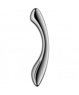 SATISFYER - DILDO A DOPPIA ESTREMITÀ IN ACCIAIO INOX PURE GRAVITY 1 SATISFYER - DILDO A DOPPIA ESTREMITÀ IN ACCIAIO INOX PURE GRAVITY 1 che trovi in offerta solo su SexyShopOnline a -35% di sconto