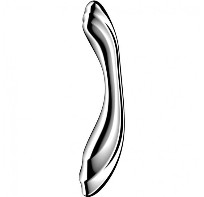 SATISFYER - DILDO A DOPPIA ESTREMITÀ IN ACCIAIO INOX PURE GRAVITY 2