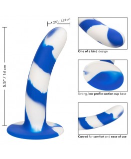 CALEXOTICS - ADMIRAL SWIRL DILDO FLESSIBILE