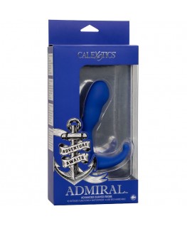 CALEXOTICS - ADMIRAL STIMOLATORE ANALE CURVO E VIBRATORE BLU