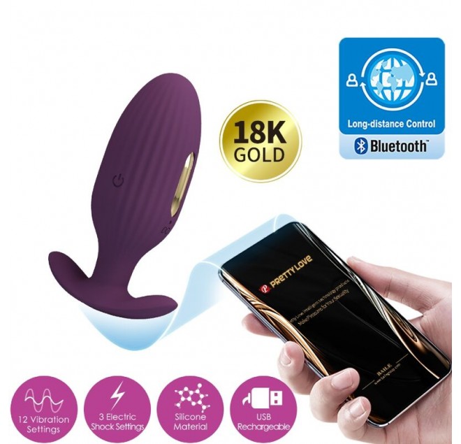 PRETTY LOVE - PLUG ANALE CONTROLLATO DA APP JEFFERSON VIOLA