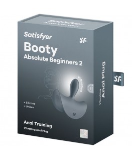 SATISFYER - BOOTY ASSOLUTE BEGINNERS 2 VIBRATORE PLUG ANALE UNISEX NERO