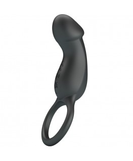 PRETTY LOVE - ANELLO ANALE E VIBRATORE WARREN BLACK