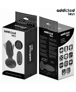 ADDICTED TOYS - PLUG ANALE CON LINGUA VIBRANTE E TELECOMANDO