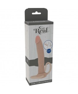 GET REAL - PENETRATORE ANALE IN SILICONE DOUBLE TROUBLE 16 CM