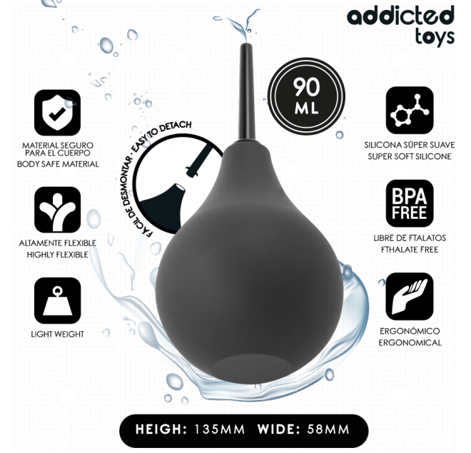 ADDICTED TOYS - DETERGENTE ANALE DA VIAGGIO TAGLIA S 90 ML