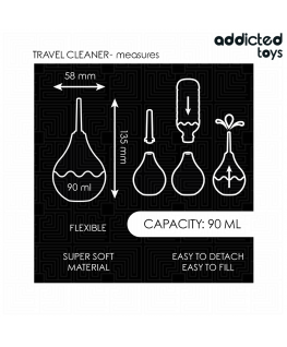 ADDICTED TOYS - DETERGENTE ANALE DA VIAGGIO TAGLIA S 90 ML