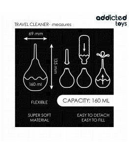 ADDICTED TOYS - DETERGENTE ANALE DA VIAGGIO TAGLIA M 160 ML