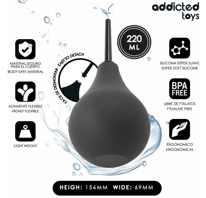 ADDICTED TOYS - DETERGENTE ANALE DA VIAGGIO TAGLIA L 220 ML