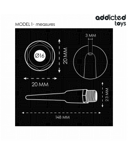ADDICTED TOYS - PULITORE ANALE CON ADATTATORE UNIVERSALE MODELLO 1