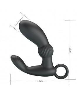 PRETTY LOVE - CAYLA VIBRATORE ANALE MASSAGGIATORE NERO