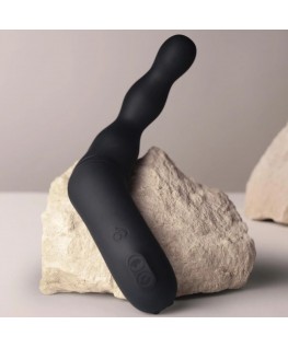 ROCKS-OFF - ADATTATORE NERO PER VIBRATORE PROSTATICO E ANALE