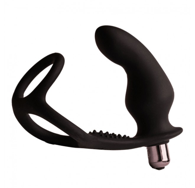 ROCKS-OFF - RO-ZEN RRO PLUG ANALE CON ANELLO VIBRANTE PER IL PENE NERO