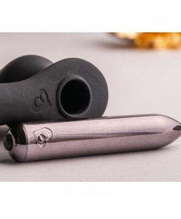 ROCKS-OFF - RO-ZEN RRO PLUG ANALE CON ANELLO VIBRANTE PER IL PENE NERO